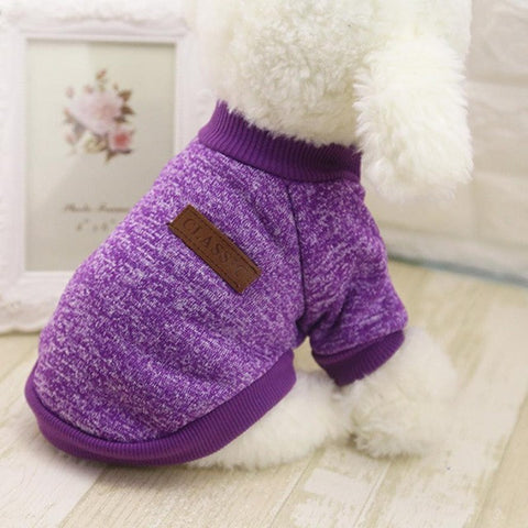 small dogs winter warm coat sweater