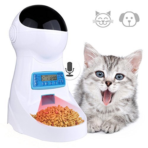 3L Automatic Pet Food Feeder With Voice Recording